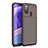 Custodia Silicone Cover Morbida Spigato WL1 per Samsung Galaxy M30s Marrone