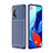 Custodia Silicone Cover Morbida Spigato Y01 per Huawei Nova 6 Blu