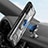 Custodia Silicone e Plastica Opaca Cover con Magnetico Anello Supporto J01S per Samsung Galaxy A02