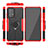 Custodia Silicone e Plastica Opaca Cover con Magnetico Anello Supporto J01X per Samsung Galaxy A52 4G