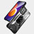 Custodia Silicone e Plastica Opaca Cover con Magnetico Anello Supporto J03S per Samsung Galaxy A12 5G