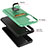 Custodia Silicone e Plastica Opaca Cover con Magnetico Anello Supporto J03S per Samsung Galaxy S22 Plus 5G