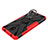 Custodia Silicone e Plastica Opaca Cover con Magnetico Anello Supporto JX1 per Nokia C100