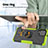 Custodia Silicone e Plastica Opaca Cover con Magnetico Anello Supporto JX1 per Samsung Galaxy A22 4G