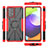 Custodia Silicone e Plastica Opaca Cover con Magnetico Anello Supporto JX1 per Samsung Galaxy A33 5G