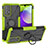 Custodia Silicone e Plastica Opaca Cover con Magnetico Anello Supporto JX1 per Samsung Galaxy A33 5G