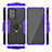 Custodia Silicone e Plastica Opaca Cover con Magnetico Anello Supporto JX1 per Samsung Galaxy A52 4G