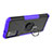 Custodia Silicone e Plastica Opaca Cover con Magnetico Anello Supporto JX1 per Samsung Galaxy M02s