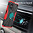 Custodia Silicone e Plastica Opaca Cover con Magnetico Anello Supporto JX1 per Xiaomi Poco M4 5G