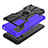 Custodia Silicone e Plastica Opaca Cover con Magnetico Anello Supporto JX1 per Xiaomi Poco M4 5G