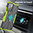 Custodia Silicone e Plastica Opaca Cover con Magnetico Anello Supporto JX1 per Xiaomi Poco M4 Pro 5G