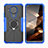 Custodia Silicone e Plastica Opaca Cover con Magnetico Anello Supporto JX2 per Nokia 5.4