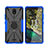 Custodia Silicone e Plastica Opaca Cover con Magnetico Anello Supporto JX2 per Nokia C100