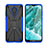 Custodia Silicone e Plastica Opaca Cover con Magnetico Anello Supporto JX2 per Nokia C30