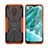 Custodia Silicone e Plastica Opaca Cover con Magnetico Anello Supporto JX2 per Nokia C30