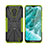 Custodia Silicone e Plastica Opaca Cover con Magnetico Anello Supporto JX2 per Nokia C30