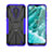 Custodia Silicone e Plastica Opaca Cover con Magnetico Anello Supporto JX2 per Nokia C30