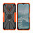 Custodia Silicone e Plastica Opaca Cover con Magnetico Anello Supporto JX2 per Nokia G10