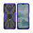 Custodia Silicone e Plastica Opaca Cover con Magnetico Anello Supporto JX2 per Nokia G10