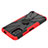 Custodia Silicone e Plastica Opaca Cover con Magnetico Anello Supporto JX2 per Nokia G100