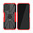 Custodia Silicone e Plastica Opaca Cover con Magnetico Anello Supporto JX2 per Nokia G100