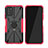 Custodia Silicone e Plastica Opaca Cover con Magnetico Anello Supporto JX2 per Nokia G100