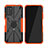 Custodia Silicone e Plastica Opaca Cover con Magnetico Anello Supporto JX2 per Nokia G100