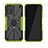 Custodia Silicone e Plastica Opaca Cover con Magnetico Anello Supporto JX2 per Nokia G100