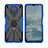 Custodia Silicone e Plastica Opaca Cover con Magnetico Anello Supporto JX2 per Nokia G20