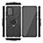 Custodia Silicone e Plastica Opaca Cover con Magnetico Anello Supporto JX2 per Samsung Galaxy A52 4G