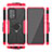 Custodia Silicone e Plastica Opaca Cover con Magnetico Anello Supporto JX2 per Samsung Galaxy A52s 5G