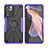 Custodia Silicone e Plastica Opaca Cover con Magnetico Anello Supporto JX2 per Xiaomi Mi 11i 5G (2022)