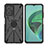 Custodia Silicone e Plastica Opaca Cover con Magnetico Anello Supporto JX2 per Xiaomi Redmi 10 Prime Plus 5G