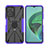 Custodia Silicone e Plastica Opaca Cover con Magnetico Anello Supporto JX2 per Xiaomi Redmi Note 11E 5G