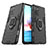 Custodia Silicone e Plastica Opaca Cover con Magnetico Anello Supporto KC1 per Xiaomi Poco M5S