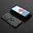 Custodia Silicone e Plastica Opaca Cover con Magnetico Anello Supporto KC1 per Xiaomi Redmi Note 10 4G