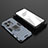 Custodia Silicone e Plastica Opaca Cover con Magnetico Anello Supporto KC2 per OnePlus 10 Pro 5G