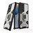 Custodia Silicone e Plastica Opaca Cover con Magnetico Anello Supporto KC3 per Vivo X70 5G Nero