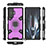 Custodia Silicone e Plastica Opaca Cover con Magnetico Anello Supporto KC4 per Xiaomi Poco F4 GT 5G