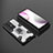 Custodia Silicone e Plastica Opaca Cover con Magnetico Anello Supporto KC5 per Vivo X70 Pro+ Plus 5G