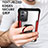 Custodia Silicone e Plastica Opaca Cover con Magnetico Anello Supporto LK1 per Samsung Galaxy S20 FE 4G