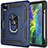 Custodia Silicone e Plastica Opaca Cover con Magnetico Anello Supporto MQ1 per Apple iPad Pro 11 (2021)