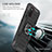 Custodia Silicone e Plastica Opaca Cover con Magnetico Anello Supporto MQ1 per Samsung Galaxy A02s