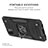Custodia Silicone e Plastica Opaca Cover con Magnetico Anello Supporto MQ1 per Samsung Galaxy A22 5G