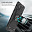 Custodia Silicone e Plastica Opaca Cover con Magnetico Anello Supporto MQ1 per Samsung Galaxy A31