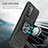 Custodia Silicone e Plastica Opaca Cover con Magnetico Anello Supporto MQ1 per Samsung Galaxy A52 5G