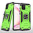 Custodia Silicone e Plastica Opaca Cover con Magnetico Anello Supporto MQ1 per Samsung Galaxy Note 10 Lite