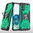 Custodia Silicone e Plastica Opaca Cover con Magnetico Anello Supporto MQ1 per Samsung Galaxy S20