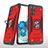 Custodia Silicone e Plastica Opaca Cover con Magnetico Anello Supporto MQ1 per Samsung Galaxy S20 Plus