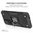 Custodia Silicone e Plastica Opaca Cover con Magnetico Anello Supporto MQ1 per Xiaomi Mi 10T 5G